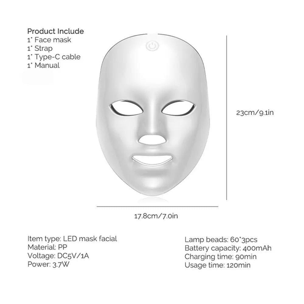 LED REJUVENATION LIGHT THERAPY MASK