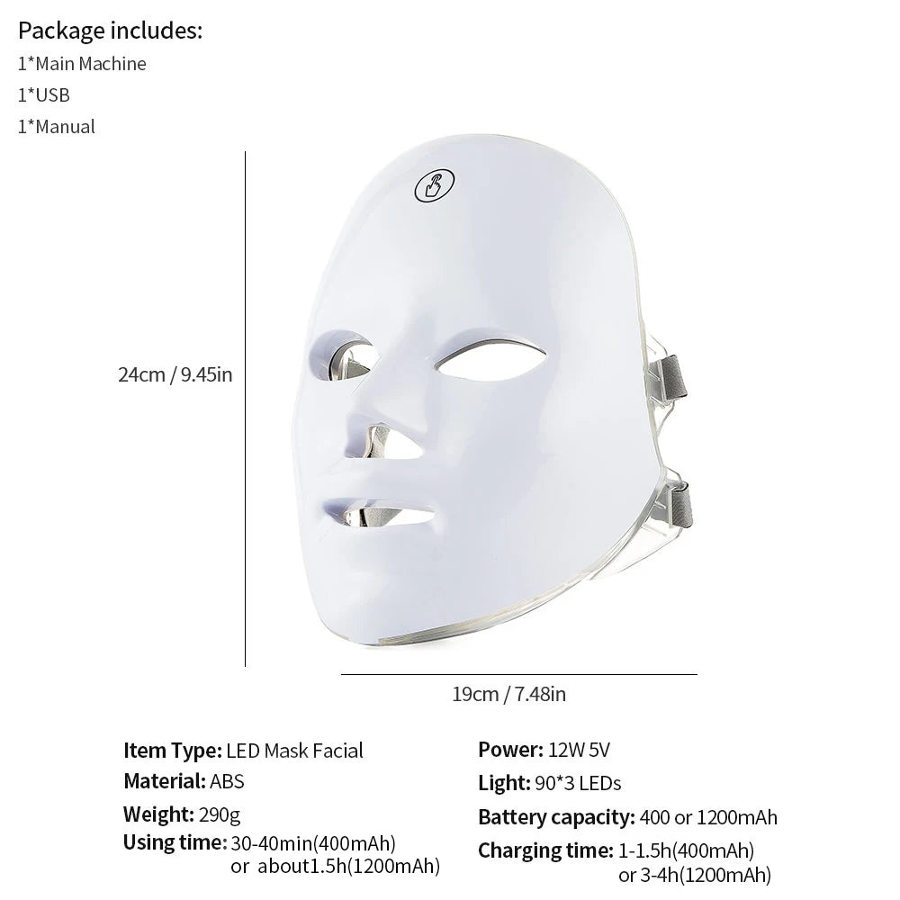 LED REJUVENATION LIGHT THERAPY MASK