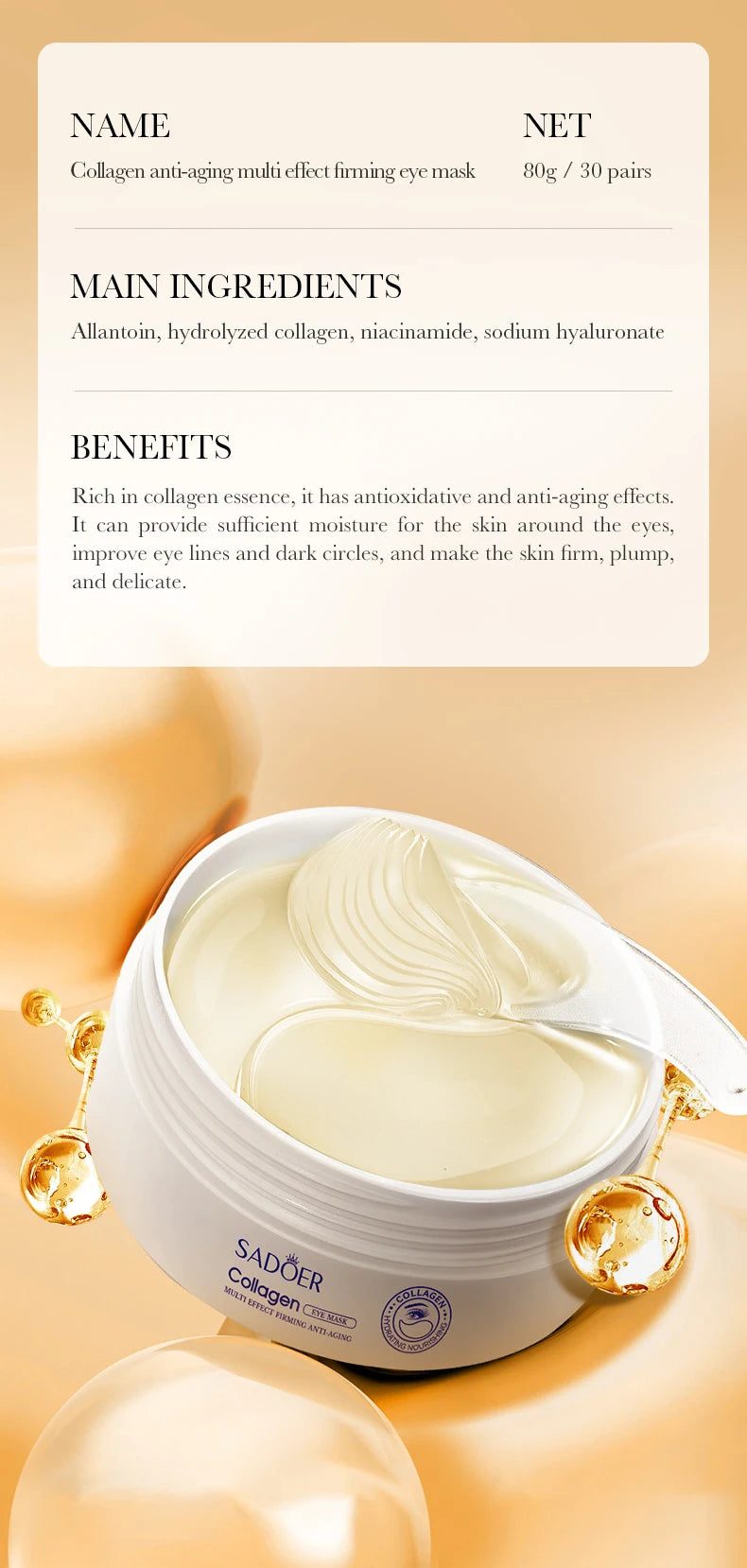 "Under Eye Savior" Masks